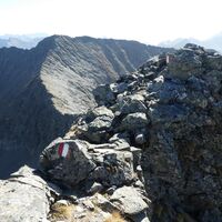 Rückweg mit Blick zum Kieseck