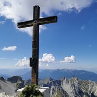 Gipfelkreuz der Soiernspitze