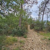 Steilstelle auf den Colle di Citano