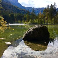 Spiegelung im Koppenwinklsee