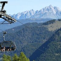 Die bequeme Art um zur Gamskogelhütte (Bergstation) zu gelangen.