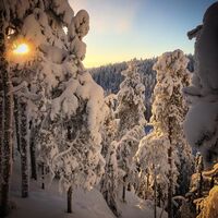 Pieni Pölly im Winter, Vuokatti