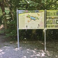 Infotafel des BUND  zum Naturschutzgebiet Mindelsee