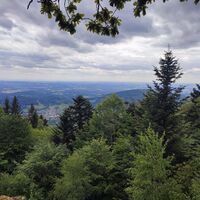 Ausblick vom Aussichtsfelsen am Kl. Aschenstein