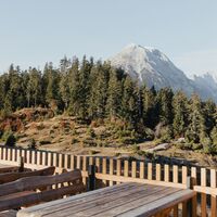 Terrasse der Katzenkopfhütte