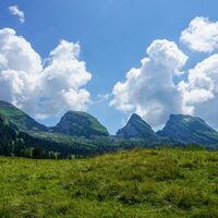 Toggenburger Höhenweg Etappe1 Blick Churfirsten