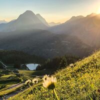 Sonnenuntergang an der Rosshütte