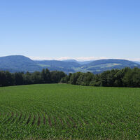 Aussicht vom Naturschutzgebiet Thimos