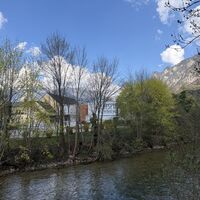 Dort dann rechts-links-Kombi zum orografisch rechten Schwarza-Ufer und dort auf der Fischerpromenade zum Schwarza-Viadukt der Semmeringbahn in Payerbach.