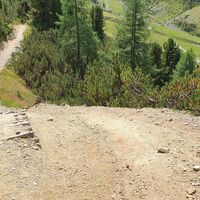 12.4 km Schiebestelle mit Treppe