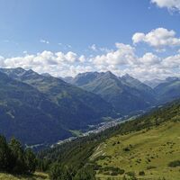 Ausblick auf St. Anton am Arlberg