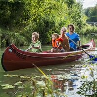 Bootfahren im Wasserpark