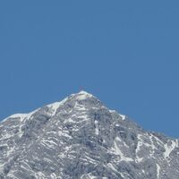 Zoom zum Großen Priel von der Zellerhütte