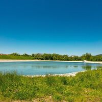 Unterbecken des Naturstromspeichers in Gaildorf