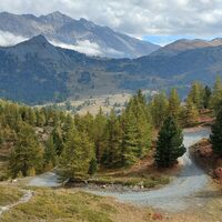 Die Mondberge im Herbstkleid