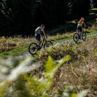 Bei der Rückfahrt von Plaids nach Brigels