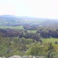 Blick vom Westhorn des Großen Hörselberges bei Eisenach