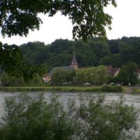 Blick auf die Kirche in Stadtprozelten