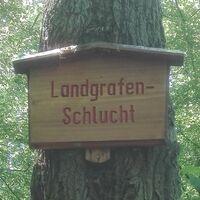 Beginn der Landgrafenschlucht bei Eisenach