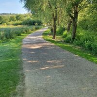 Weg zwischen Glas und Meer