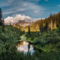 Schwarzsee im Silbertal