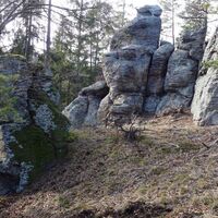 Felsgebilde östlich der Hirschwand