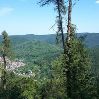 Blick von der Ruine Neuscharfeneck