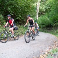 Mountainbiker im Weitental