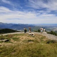 Aussichtsplattform am Colle Vaccera - Nord
