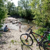 Rast am Feistritztal- Radweg in Unterfeistritz, ApfelLand-Stubenbergsee, Oststeiermark