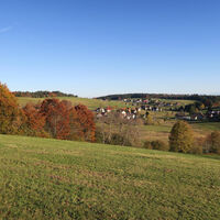 Sanfte Hügellandschaft