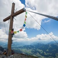 Scheffau_Scheffauer_Gipfelkreuz_Wilder Kaiser