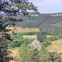 Blick vom Felseck auf den Jungfernsprung