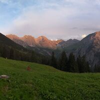 Panorama von der Inneren Kuhgehrenalpe