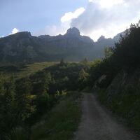 Herrlicher Ausblick zur Bischofsmütze