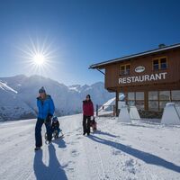 Nach einer kurzen Rast Abmarsch zum Rodelweg Stablein
