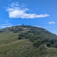 Im Hinblick auf den Matajur-Gipfel