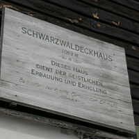 am Schwarzwaldeckhaus angekommen...