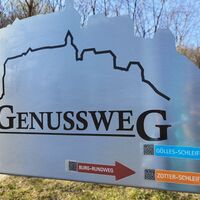 Genussweg-Beschilderung (Rundweg, Gölles-Schleife, Zotter-Schleife)