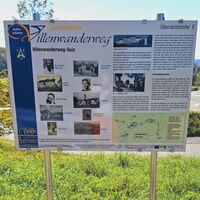 Übersichtstafel Villenwanderweg