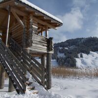 Schwarzseeturm-Winterwanderung Seerundgang Schwarzsee