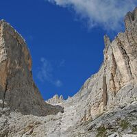Gola del Gartl - Torri del Vajolet ©Archivio APT Val di Fassa