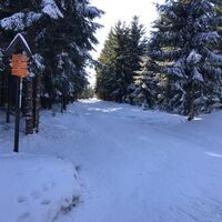 Abzweig zur Skimagistrale CSR