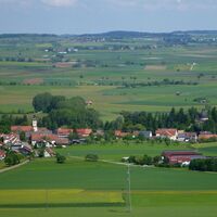 Neudingen mit der Gruftkirche der Fürsten zu Fürstenberg