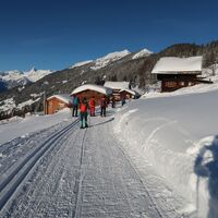 Kristbergbahn Bergstation in Richtung Panoramagasthof