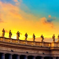 Petersplatz  - Piazza San Pietro im Vatikan - Rom