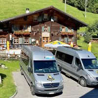Die Ustria Val Sumvitg bis dem Bus Alpin