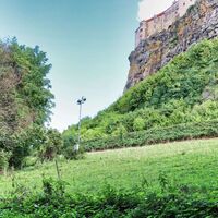 Wir wandern bei der Riegersburg vorbei