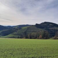 Ausblick von Piregg, Joglland-Waldheimat in der Oststeiermark