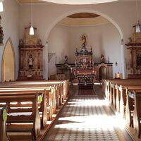 Blick auf den Altar der Rodalber Marienkirche